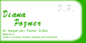 diana pozner business card